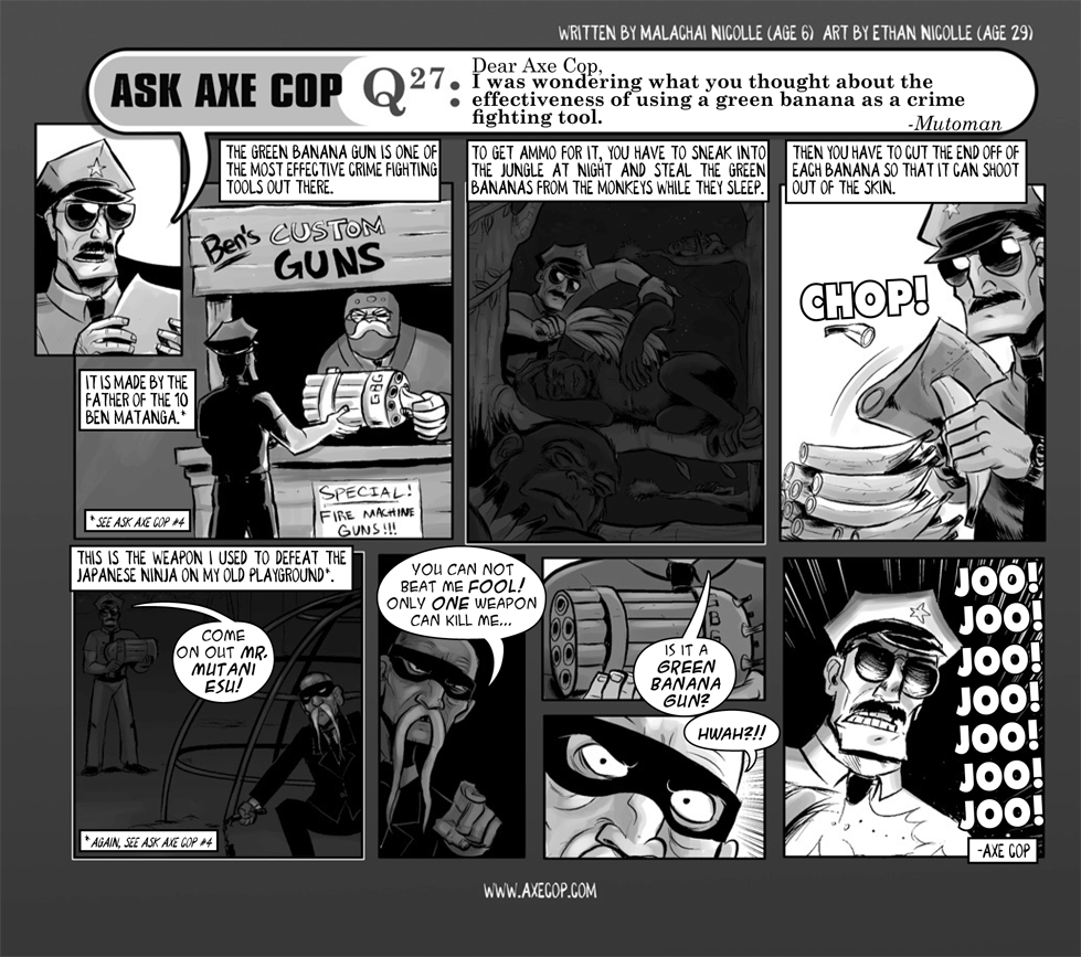 Ask Axe Cop #27
