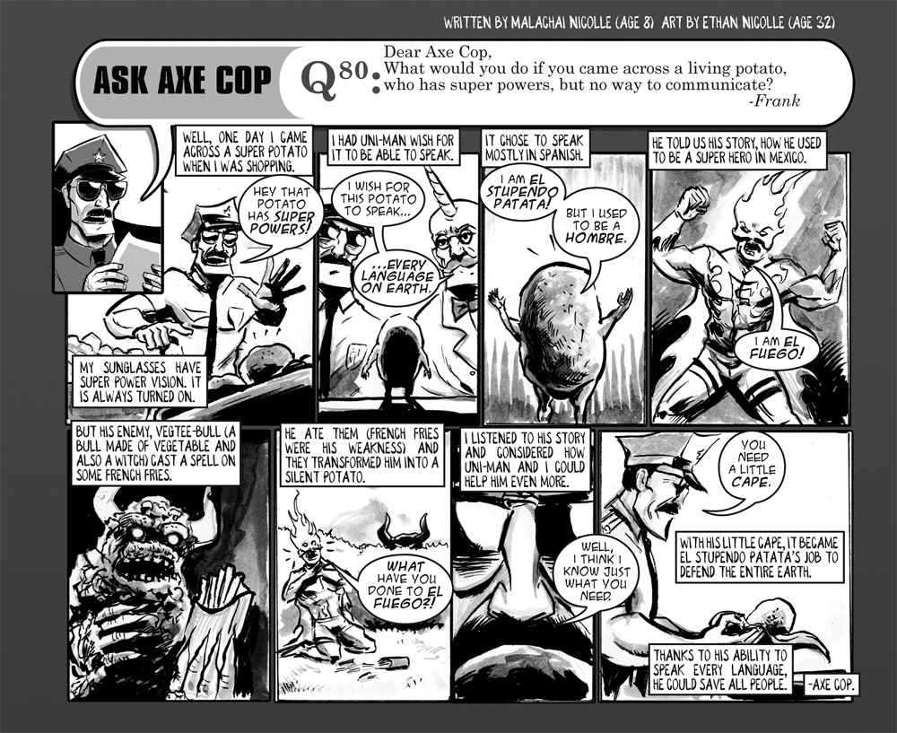 Ask Axe Cop #80