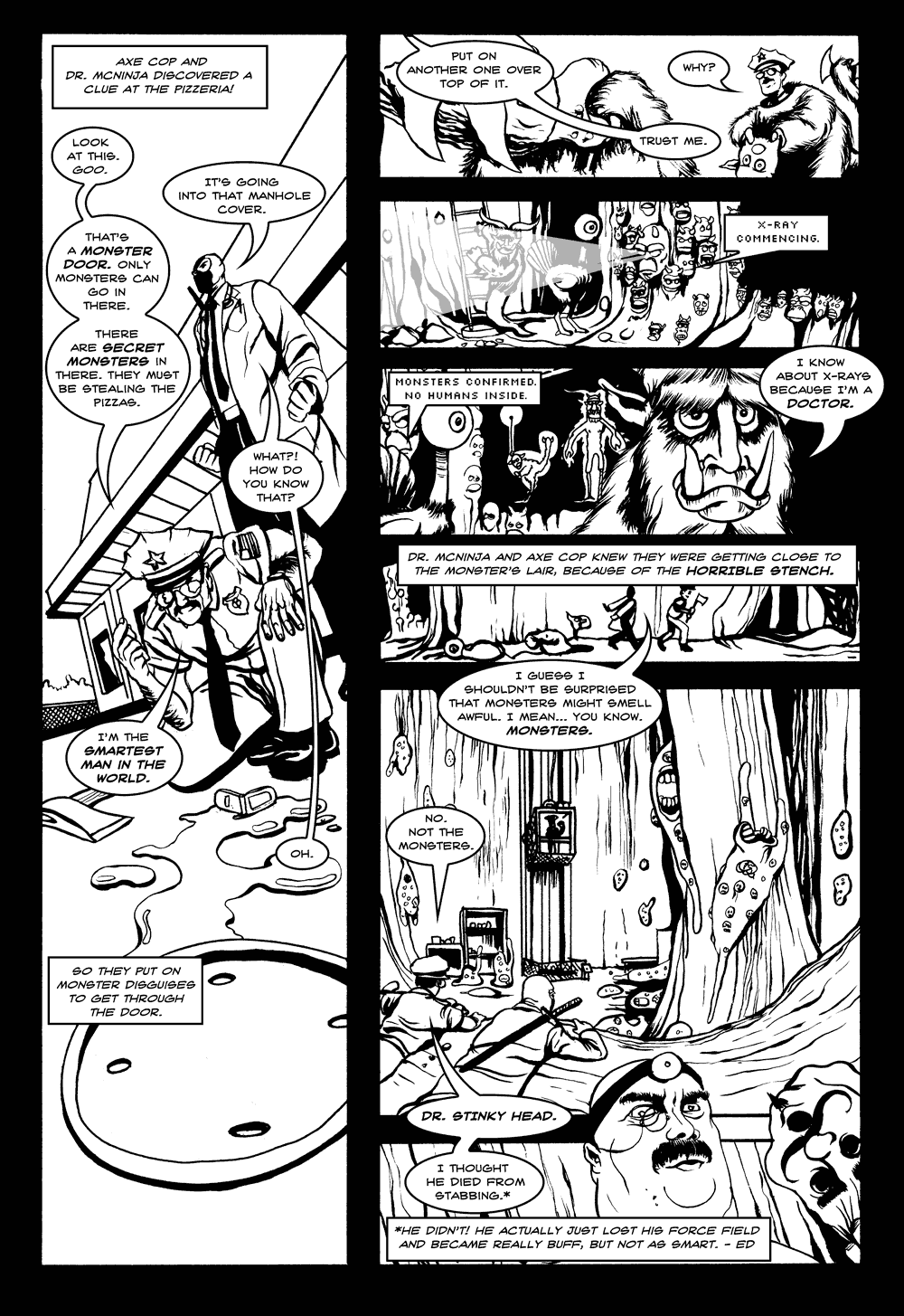 Axe Cop & Dr. McNinja Page 3