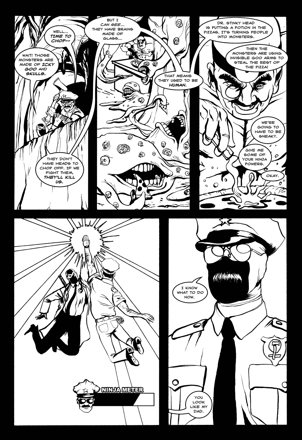 Axe Cop & Dr. McNinja Page 4