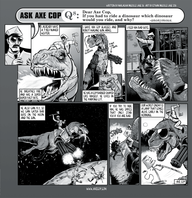 axe cop fourth of july