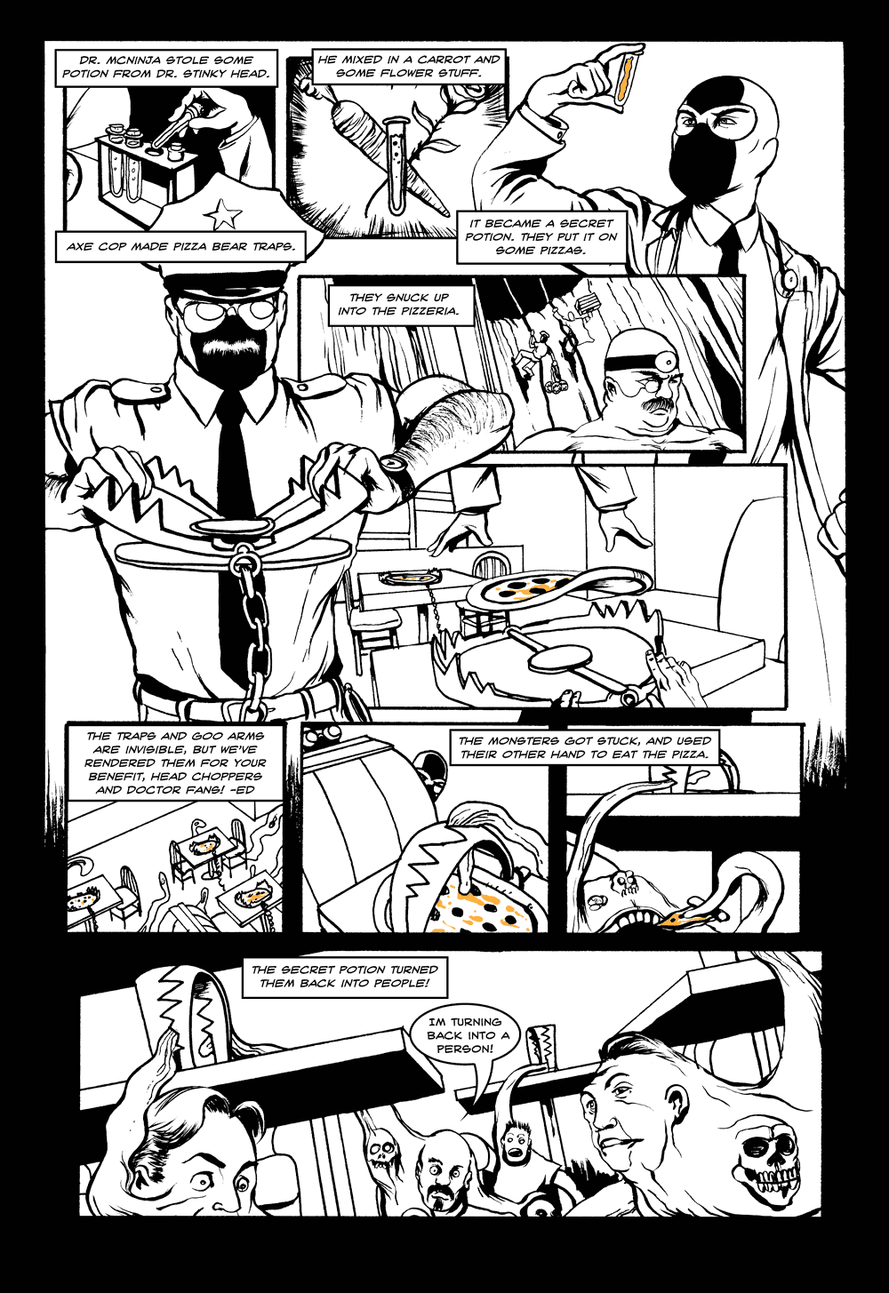 Axe Cop & Dr. McNinja Page 5